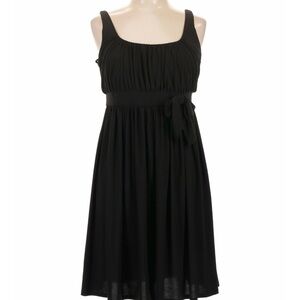 Essentials Black Midi Dress